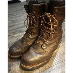 RED WING BOOTS BROWN LEATHER 10.5 EE S.N. 4420 F2413-18 M/I/C/EH MEN'S